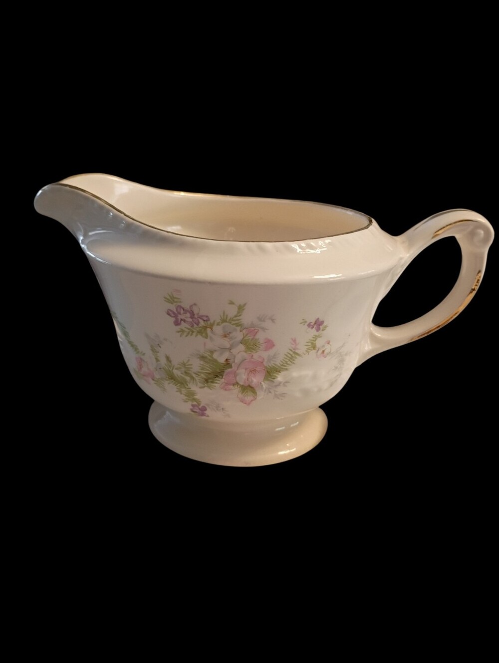 Vintage Crown Potteries Creamer Dish Pattern 9377